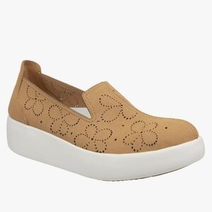 OTBT Coexist Tan Floral Platform Sneakers